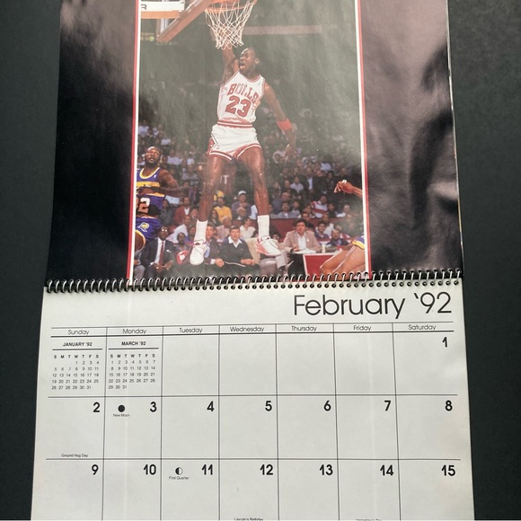 Vintage Michael Jordan Unused 1992 Calendar - Picture 4 of 4